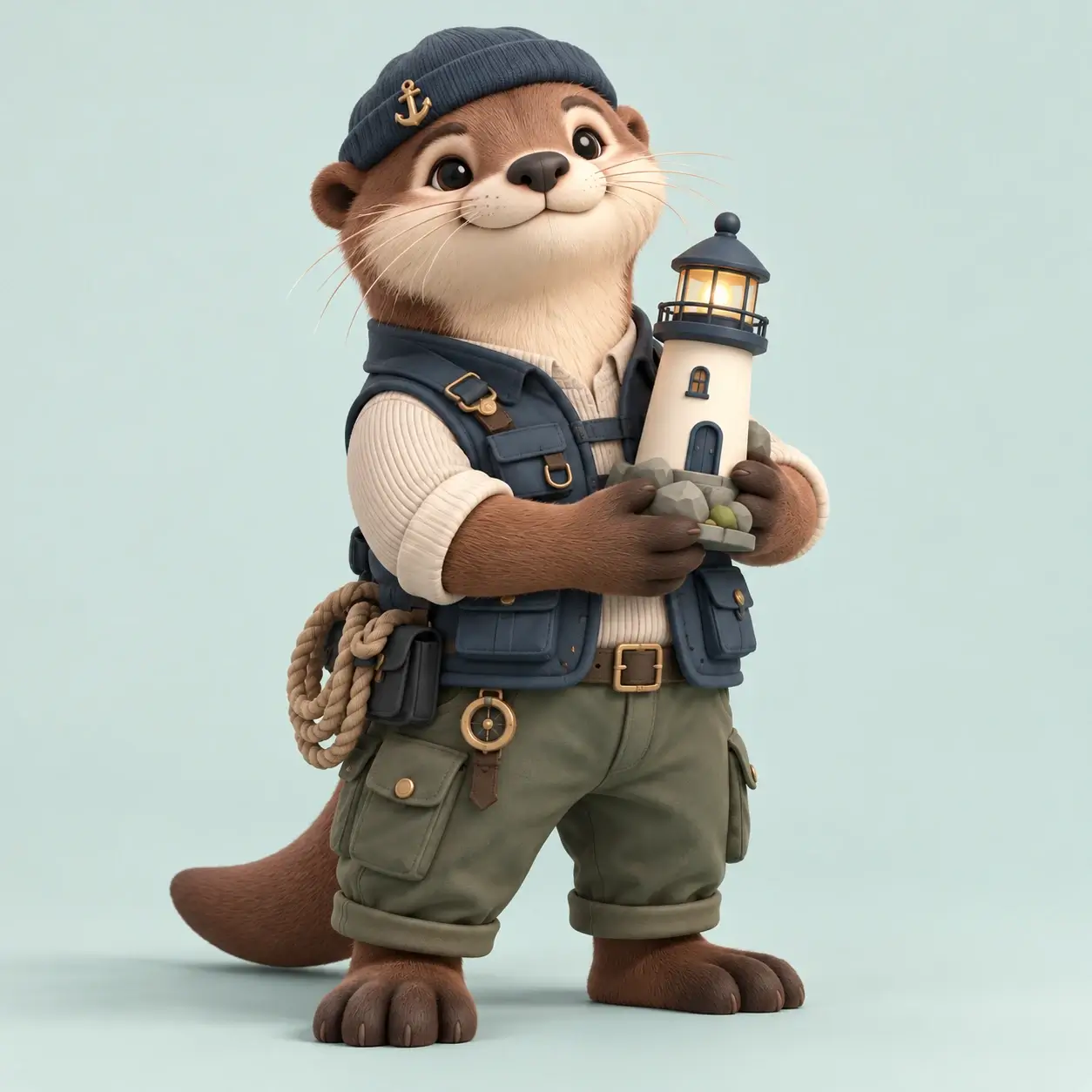 AI character showing the personality of Harbor