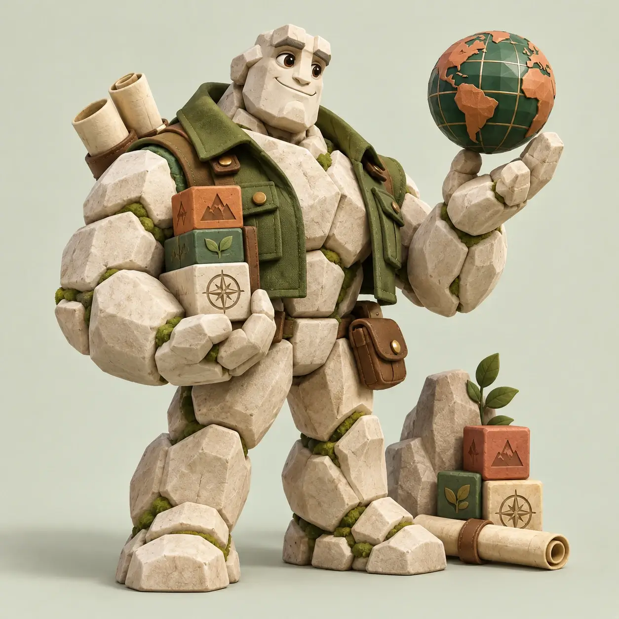 AI character showing the personality of Atlas
