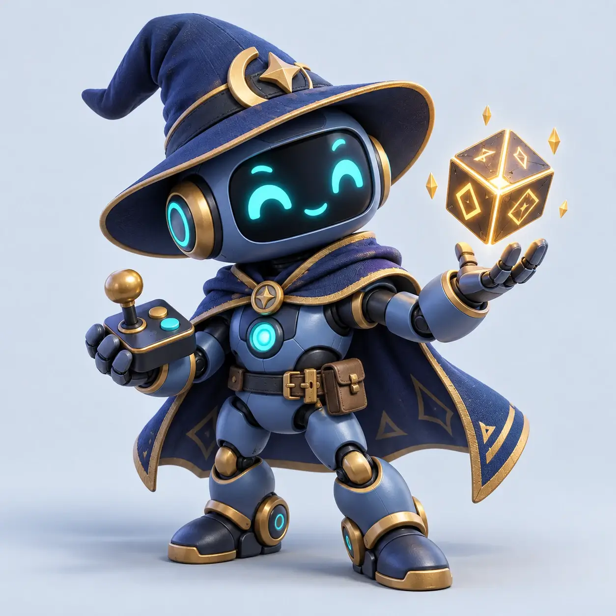 AI character showing the personality of Rune